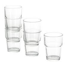 Gelas minum kaca bening gelas besar vas bunga ikea: Reko Gelas Kaca Bening 6pcs Shopee Indonesia