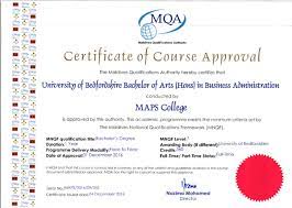 Named awards include bachelor (honours) of business administration with University Of Bedfordshire S Ba Hons In Business Administration Top Up