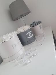 Designer Inspired Flower Hat Box Stunning Gift Etsy In 2021 Hat Box Flowers Stunning Gift Pretty Box