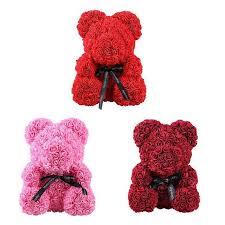 Teddy bear and flowers images. 23 25 40cm Rose Teddy Bear Flower Gift For Girlfriend Birthday Wedding Buy At A Low Prices On Joom E Commerce Platform