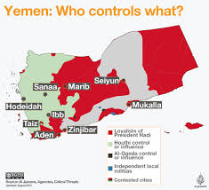 Yemen Civil War Map Yemen Has Been Torn Apart By Conflict Since 2014 When Houthi Rebels Allied With Troops Loyal To Former President Ali Abdullah Saleh Capt