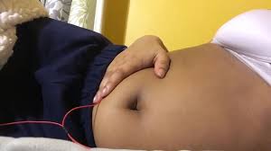 Free It's been Awhile. Hear my Belly Porn Video - Ebony 8
