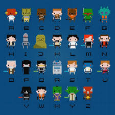 Star Wars Cross Stitch Alphabet Pattern Geeky Cross Stitch Geeky Cross Stitch Patterns Cross Stitch Alphabet