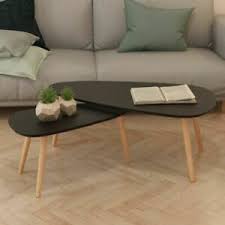 Enjoy free shipping & browse our great selection of living room furniture, coffee tables, console & sofa tables and more! Black Coffee Tables Set Wood Scandinavian Style Decor End Side Table Lamp Stand Ebay