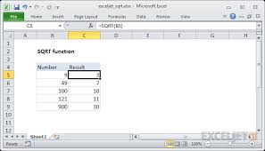 How to find root mean square error in excel. How To Use The Excel Sqrt Function Exceljet