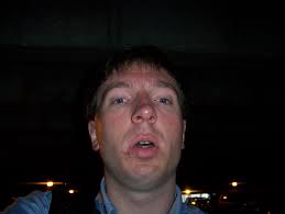 Really ugly picture of Andrew in state street parking gara…