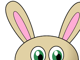 Black rabbit bunny face head silhouette looking vector. Bunny Head Clipart Clip Art Bay