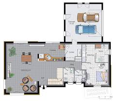 Maison Plan Plan Maison Moderne Fonctionnelle Plan Maison Fonctionnelle House Plans Floor Plans Architecture