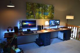 So this is my ikea room tour update for 2020. His Her Battlestation With Ikea Desk Album On Imgur