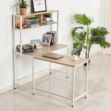 Desk With Shelves Above Wayfair They're ideal for dorm rooms, tiny attic use a narrow desk is a narrow room. alenna l shape desk