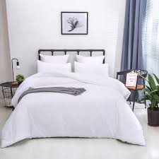 Find the bedroom set or bedroom suite that matches your style for a complete new look that feels like you. Amazon Com Wellboo White Comforter Sets Solid Color Bedding Sets Cotton Queen Women Men Full Bedding Sets Adult Teen Light Color Quilt Lightweight Microfiber Durable Blankets Breathable Health With 2 Pillowcases Kitchen