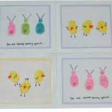 Finding the perfect easter card designs to make doesn't have to feel like an easter egg hunt. Fingerprint Easter Cards Easter Cards For Kids To Make Easter Projects Easter Cards Easter Art