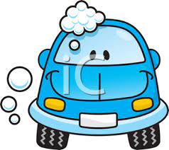 Royalty Free Clipart Image Of A Happy Blue Car With Suds Royalty Free Clipart Free Clipart Images Clip Art