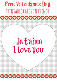 Free French Valentine S Day Cards For Kids Kids Cards Valentine S Cards For Kids Printable Cards
