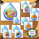 Jesienne krople deszczu - zabawy z latarką - Ryneczek inspiracji