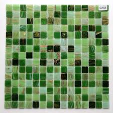 Sea blue green glass stainless steel tile white kitchen bath. Stained Green Glass Mosaic Tile Backsplash Cgmt017 Kitchen Etsy