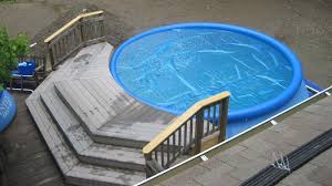 Shallow End For Above Ground Pool Easy Set Pools In Ground Pools Above Ground Pool Decks