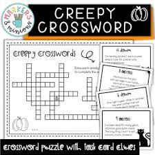 The original idea started in 1950 in. Halloween Crossword Puzzle Worksheets Teaching Resources Tpt