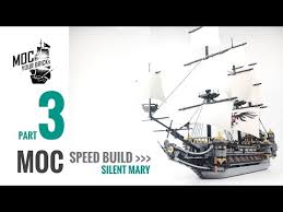 Lego Pirate Ship Moc Silent Mary Speed Build Part 3 Final Youtube Lego Pirate Ship Lego Pirate Ship