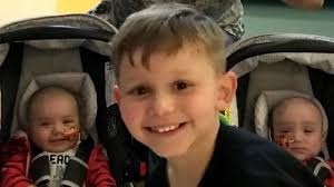 I'm a superhero!' Michael, 4, donates bone marrow to baby brothers