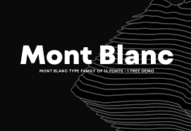 Check spelling or type a new query. Mont Blanc Font Family Befonts Com