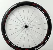Paire de Roues de Vélo Route 700C 40/50/55mm Jante À Tringle en Fibre de Carbone Frein en V Roues de Vélo de Course 25 mm de Largeur 45# Rayons ...