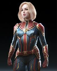 Artstation Captain Marvel Redesign Andy Chin Captain Marvel Marvel Superhero Posters Marvel Girls