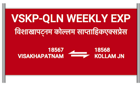 Total duration is 4 hours and 15 minutes. 18567 Vskp Qln Exp Visakhapatnam To Kollam Jn Train Number Running Status Time Table