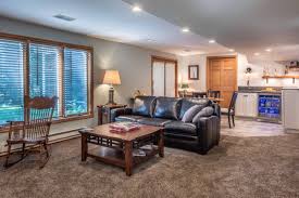 Check out our finished basement pictures for great examples and basement remodeling ideas! Finished Basement With Bar Degnan Design Build Remodel