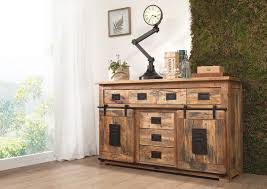Anrichte in eiche massiv natur geölt baumstamm sideboard. Sideboard Vintage 150cm Versandfrei Kaufen Massivmoebel24