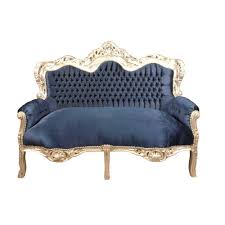 Our collection includes nailhead leather sofas and upholstered couches alike. Baroque Sofa In Blue Velvet With 2 Seats Baroque Furniture