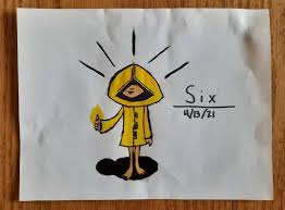 I like the print but it definitely took a bit of a beating along the way. Six Little Nightmares