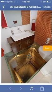 How Awesome Would This Be In The Bathroom See Through Flooring Glass Floor Flooring Bathroom Design