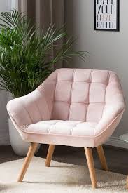 Velvet Armchair Pink Karis In 2021 Arm Chairs Living Room Armchair Bedroom Living Room Chairs