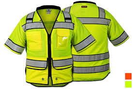 ml kishigo class 3 high performance surveyors zipper vest