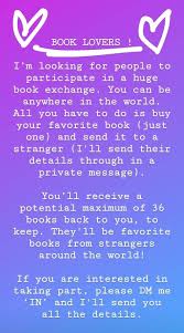 Dm Me If You Re Interested In 2020 Book Exchange Looking For People Book Lovers