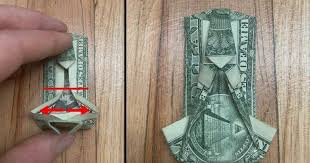 Take the bottom edge of your dollar bill or paper and fold it up to the top edge, creasing well. Dollar Bill Shirt With Tie 11 Easy Steps The Daily Dabble