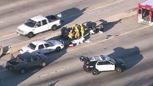 Chp Officer Injured After Being Ejected From Motorcycle In 170 Freeway Crash Ktla