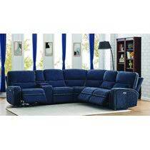 Galaxy 6 piece power reclining modular sectional. Blue Reclining Sectionals You Ll Love In 2021 Wayfair