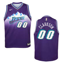 The jerseys the team wears night in and night out. Youth Utah Jazz 00 Jordan Clarkson Hardwood Classics Swingman Jersey Purple Nyjerseys Store