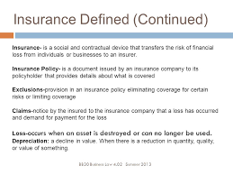 + where the employee broke into your (c) any liability assumed under a contract except where: Business Law Essential Standard 4 00 Objective Understand Types Of Insurance Ppt Download