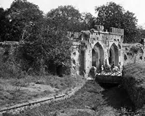 Kashmiri Gate Print, Delhi, circa 1890s. Art Prints, Posters & Puzzles from Mary Evans