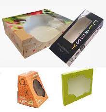 Custom printed boxes usa offers full design support; Custom Window Boxes Wholesale Cheap Made With Kraft Paper Black Or White