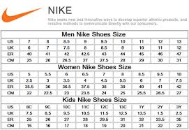 Nike Air Max Thea Size Chart