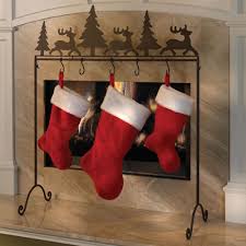 The Place Anywhere Stocking Holder Hammacher Schlemmer Christmas Stocking Holder Stand Christmas Stocking Stand Christmas Stocking Hangers