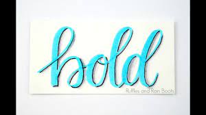 You can either connect this second line at the top and bottom or leave it open to create a different effect! Hand Lettering Shadows Tutorial Youtube