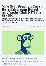 Are You Ready For Our Own Collections Of Banana And Monkey Nfts On Our Own Nft Marketplace Please Stay Tuned For More Announcements Https Www Google Com Amp S Decrypt Co 79676 Nba Star Stephen Curry Buys Ethereum Bored Ape Yacht Club Nft For 180k