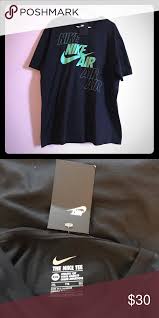 Black And Green Nike T Shirt Nike Air Stagger Tee Size Xxl Tees Xxl Nike