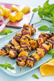 Vegetarisch Lecker Halloumi Grill Spiesse Mit Mango Und Minze Halloumi Grillen Grillkase Halloumi Lebensmittel Essen Rezepte