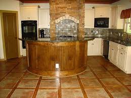 Tumbled natural stone slate and tiles are also perfect for fitting in with any kitchen decor. Kitchen Ideas Large Kitchen Floor Tiles Ideas